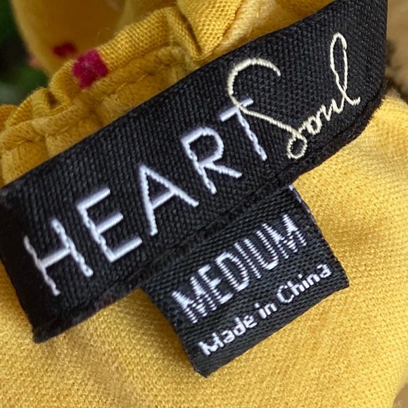 * Heart Soul Yellow Sweetheart Dress Sleeveless * - Picture 13 of 15